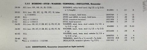 NOS 1960-1964 CORVAIR GENERATOR FIELD TERMINAL A STUD #1921369