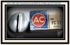 NOS 1960-1967 Chevrolet Corvair NEW AC oil filler cap FC31 861502