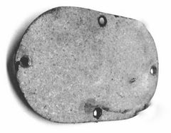 1960-64 CORVAIR TRUNK OVAL ACCESS COVER - DRIVERS SIDE