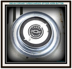 1962-64 CORVAIR TURBOCHARGED SPYDER HORN BUTTON - MINUS HORN CONTACT