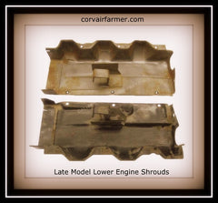 1960-69 CORVAIR LOWER ENGINE SHROUDS - SOLD EACH