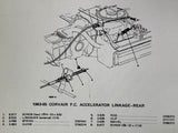 NOS 1961-65 CORVAIR CLIP LEFT THERMOSTAT & VAN ACCEL RETAINER