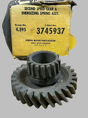 NCI NOS 1953-1962 PASS CORVETTE W/ 3 SPEED 8 CYL SECOND SPEED GEAR ASSY w energizing spring #3745937