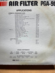 NC NEW 1969-85 FORD MERCURY JEEP AIR FILTER - SEE APPLICATION BELOW