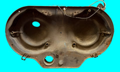 USED 1961-64 CORVAIR LEFT HEADLIGHT BACKING PLATE / BUCKET ASSEMBLY AS PICTURED