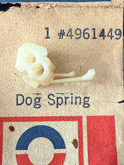 GM NOS WINDSHIELD WASHER MOTOR WATER PUMP RATCHET WHEEL DOG SPRING 4961449