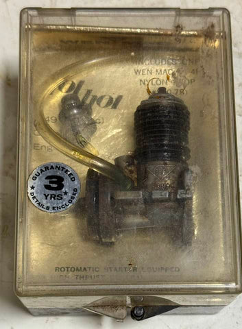 Vintage “Hot Shot” 0.049 Glo-Plug Engine – Wen Mac – Rare Collector’s Find