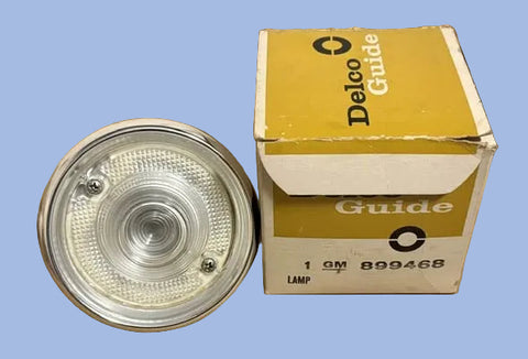 NOS 1960 CORVAIR BACK-UP LENS / HOUSING W. STAINLESS SCREWS UNIT LF OR RT -COMPLETE--ALL-EXC MONZA 899468