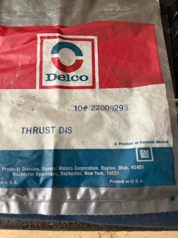🧩 GM Part #22009293 — Thrust Disc (Washer / Spacer) SOLD EACH