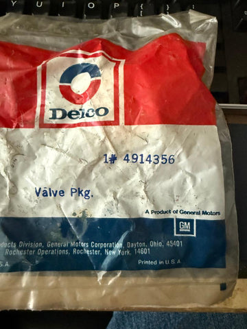 🧩 GM Part #4914356 — Washer Pump Valve Package