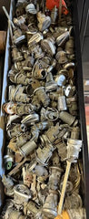 Used 1960-64 CORVAIR TRUNK LOCK HOUSING WITH COVER -