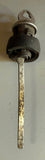 USED 1966-69 CORVAIR TRUNK LOCK ASSEMBLY AS PICTURED WITH KEY - 6 PIECE SET