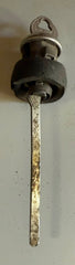 USED 1966-69 CORVAIR TRUNK LOCK ASSEMBLY AS PICTURED WITH KEY - 6 PIECE SET