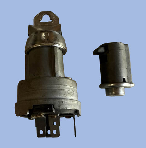 USED 1960-64 CORVAIR IGNITION SWITCH WITH KEY AND GLOVE BOX LOCK - SAME KEY 4 BOTH