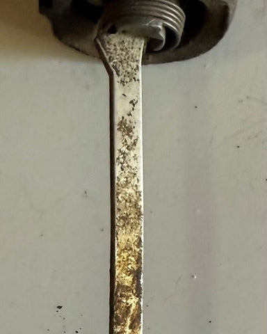USED 1966-69 CORVAIR TRUNK LOCK ASSEMBLY AS PICTURED WITH KEY - 6 PIECE SET