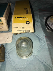 NOS 1960 CORVAIR LICENSE PLATE LIGHT LENS-GLASS-60 - 5949532