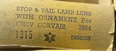 NOSR - 1964 STOP / TAILIGHT WITH ORNAMENT - 2 PIECE ASSEMBLY