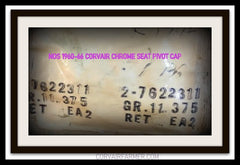 NOS 1960-66 CORVAIR CHROME SEAT PIVOT CAP