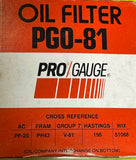 NEW 1981-87 CHRYSLER DODGE PLYMOUTH, 1972-74 TOYOTA, 1975-87 DODGE TRUCKS - OIL FILTER