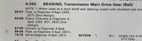 NOS 1960-69 CORVAIR BEARING - SEE DESCRIPTION GM #907929