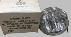 NCI 917174 CHROME PLATE UNIVERSAL BACK UP LIGHT GMC CHEVROLET