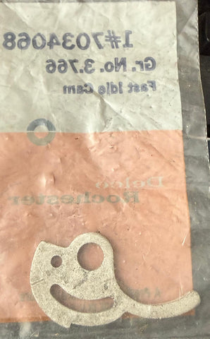 GM 7034068 – Fast Idle Cam – 1968 Chevy II / Nova 4‑cyl & 1968 Chevy Pickup 6‑cyl – NOS Delco Rochester CARBURETOR