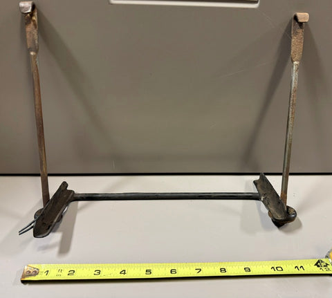 ANTIQUE BATTERY HOLD DOWN - DON'T KNOW SPECIFIC APPLICATIONS OR MAKE MODEL ETC