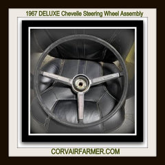 NCI 1967 GM CHEVELLE DELUXE STEERING WHEEL ASSEMBLY