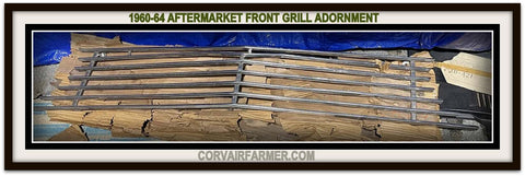 NEW NORS 1960-64 AFTERMARKET FRONT GRILL ADORNMENTS