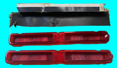 NCI NOS GM Guide 1966 Pontiac Catalina Star RH LH Tail Light Lamp Lens 5957753