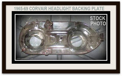USED 1965-69 CORVAIR HEADLIGHT BACKING PLATE