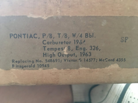4‑Barrel Carburetor Base Gaskets — Square‑Bore (12834 / 13834) - SOLD EACH