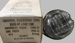 NCI 917174 BLACK PLATE UNIVERSAL BACK UP LIGHT GMC CHEVROLET
