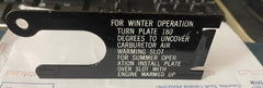 NOS 1965-69 Corvair SUMMER / WINTER COVER - COVER-HOT AIR-BELOW OIL - SMOG