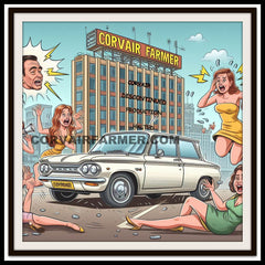 Digital Cartoon Art for the Corvair Enthusiasts.