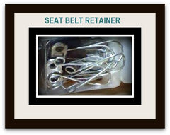 1967-69 CORVAIR STAINLESS SEAT BELT RETAINER - SOLD EACH