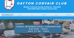 JULY 21-26, 2024 -INTERNATIONAL CORVAIR CONVENTION / SHOW