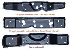 POWDERCOATED TRANSMISSION CROSSMEMBER MOUNT - UR CHOICE