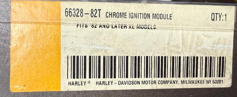 Genuine Harley-Davidson Chrome Ignition Module Cover — NOS Part No.