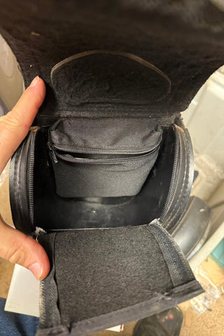Genuine Harley-Davidson Leather Saddlebag Organizer / Tool Attaché - I think