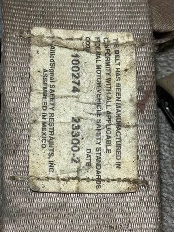 SEAT BELT ASSEMBLY - AlliedSignal Safety Restraints – Code 100274