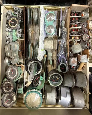 1960-64 CORVAIR SPEEDOMETER GUAGE FACIA ONLY - 0-100 VROOM