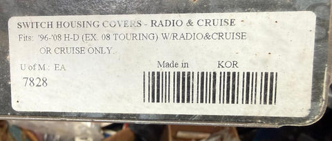 Kuryakyn 7828 Chrome Switch Housing Covers – Radio & Cruise