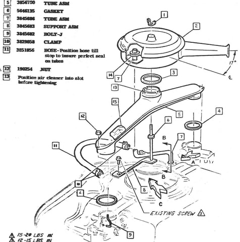 1965-69 CORVAIR AIR CLEANER BASE POWDER COATED - DUSTY - WILL CLEAN UP NICE