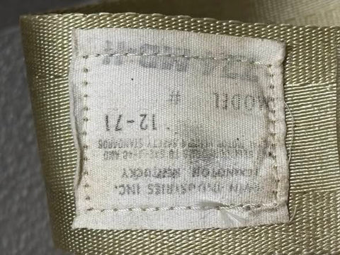 NOS SEAT BELT ASSY PICTURED - STRAP IS STUCK IN BUCKLE ROLLER - NO OEM PACKAGING