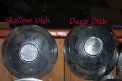1960-61 CORVAIR DOGDISH STAINLESS HUBCAP - SHALLOW OR DEEP -