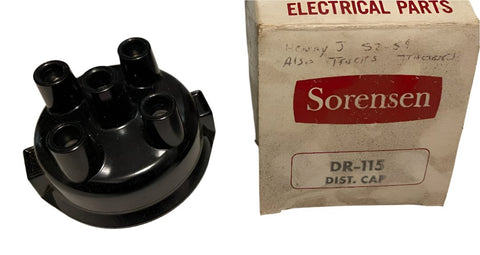 NOS SORENSON 1952-4 HENRY J DISTRIBUTOR CAP DR-115
