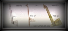1960-69 CORVAIR ENGINE LID SUPPORTS - SOLD EACH