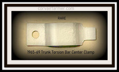 1965-1969 CORVAIR TRUNK TORSION BAR CENTER CLAMP
