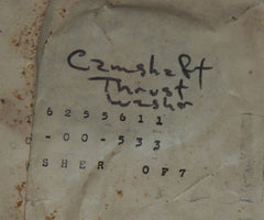NOS 1960-69 ALL CORVAIR CAMSHAFT THRUST WASHER - GM #6255611